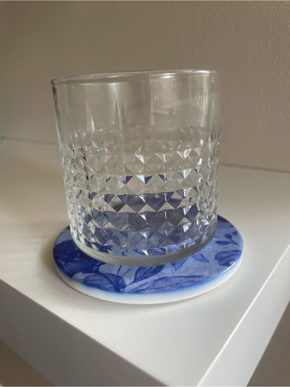 Blue Floral Round Coasters - Picture 7 of 7